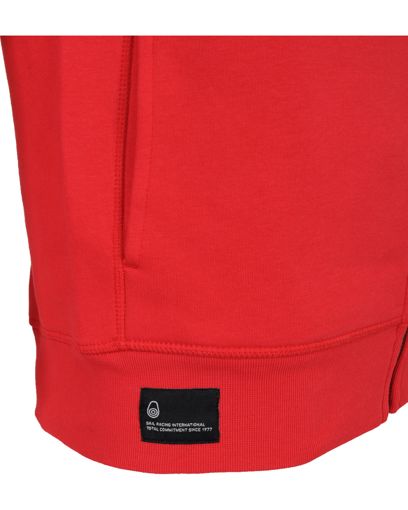 Heren | Truien | Sail Racing | SR Zip Hood Red