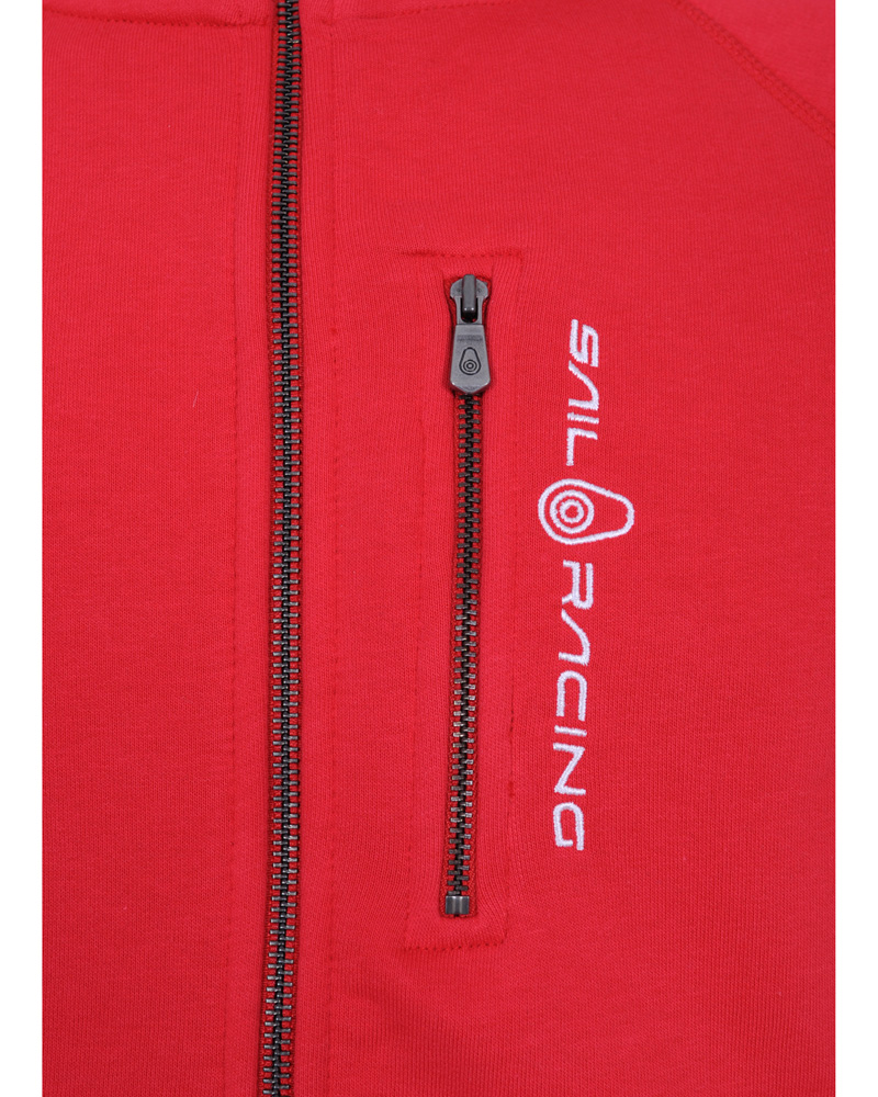 Heren | Truien | Sail Racing | SR Zip Hood Red