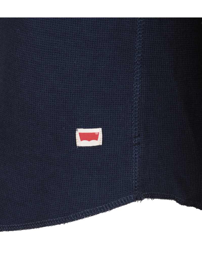 Heren | Truien | Levi's | Levis Long Sleeve Slim Waffle Henly Dress Blues