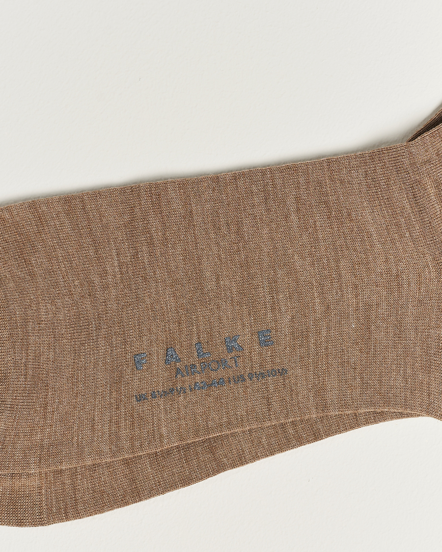 Heren | Alledaagse sokken | Falke | Airport Socks Nutmeg Melange