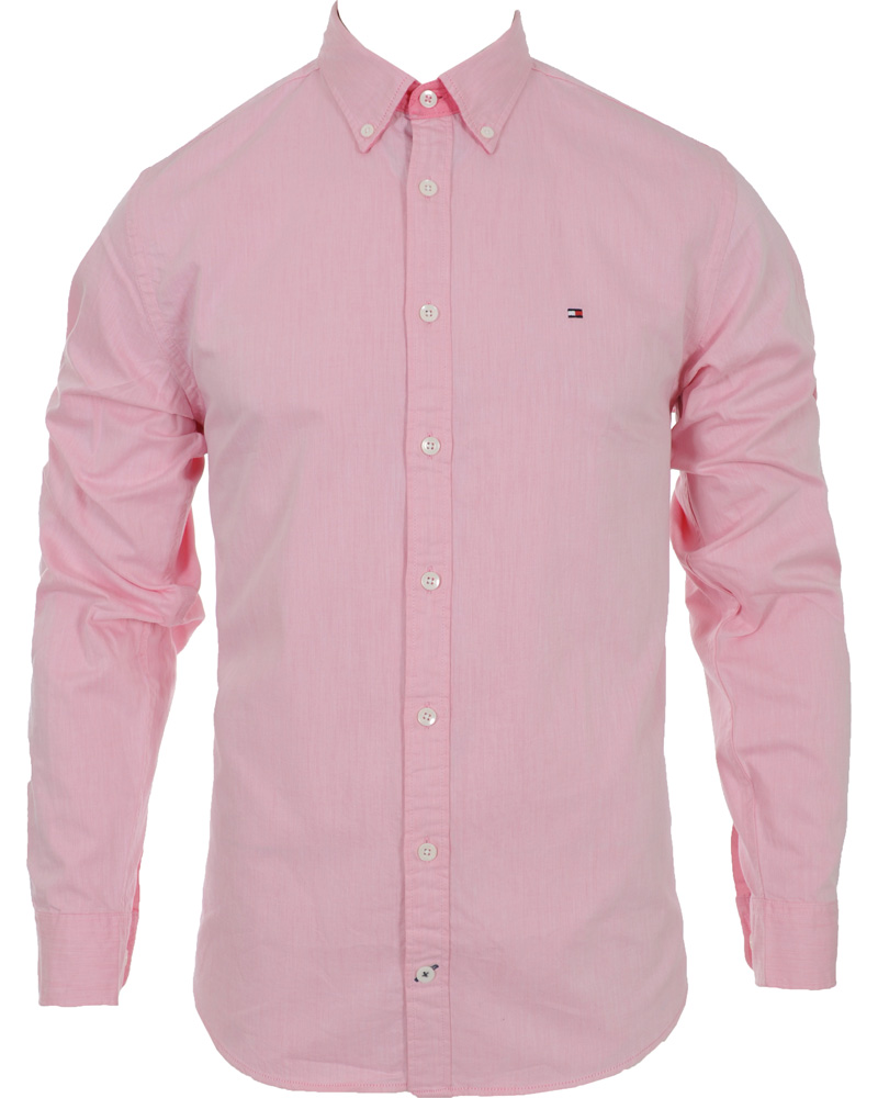Heren | Overhemden | Tommy Hilfiger | Two Tone New York Fit Shirt Pink