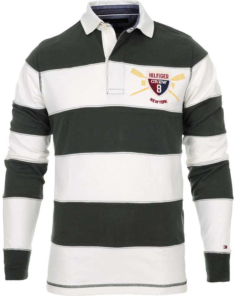 Heren | Truien | Tommy Hilfiger | Cliff Stripe Rugby Climbing Ivy