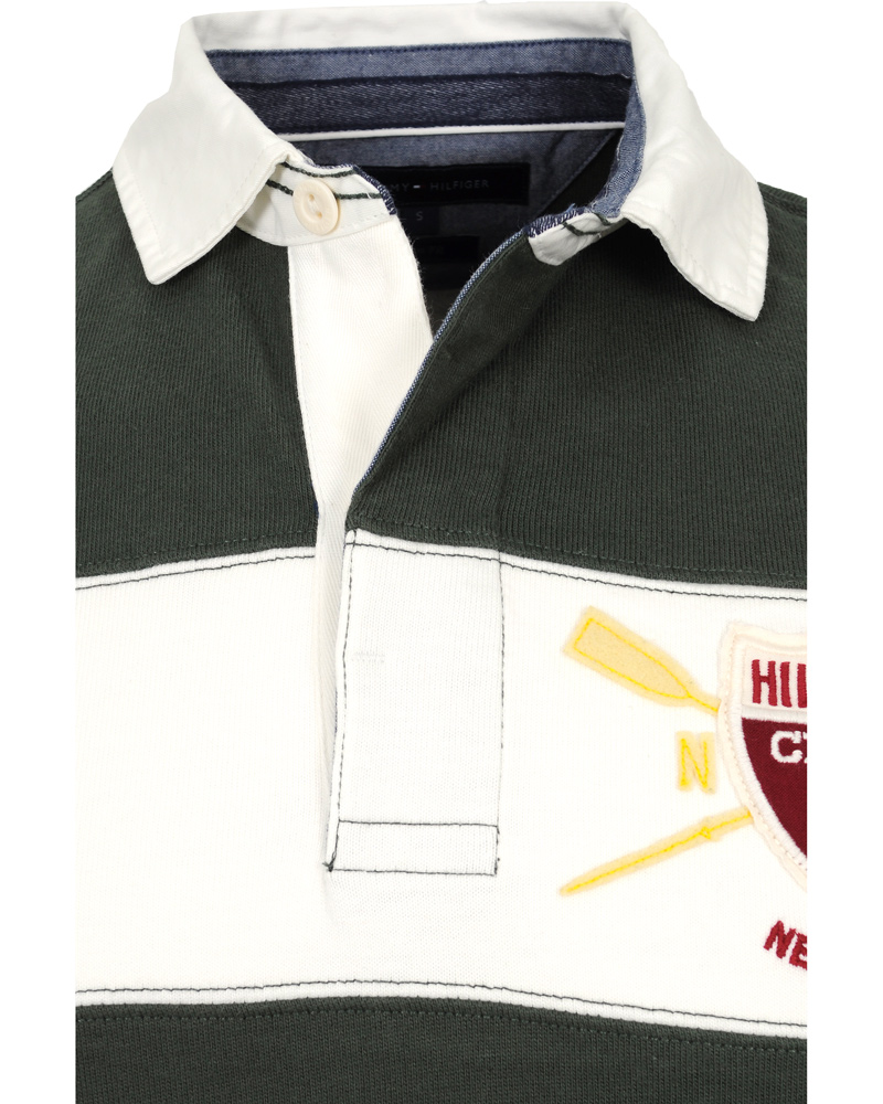 Heren | Truien | Tommy Hilfiger | Cliff Stripe Rugby Climbing Ivy