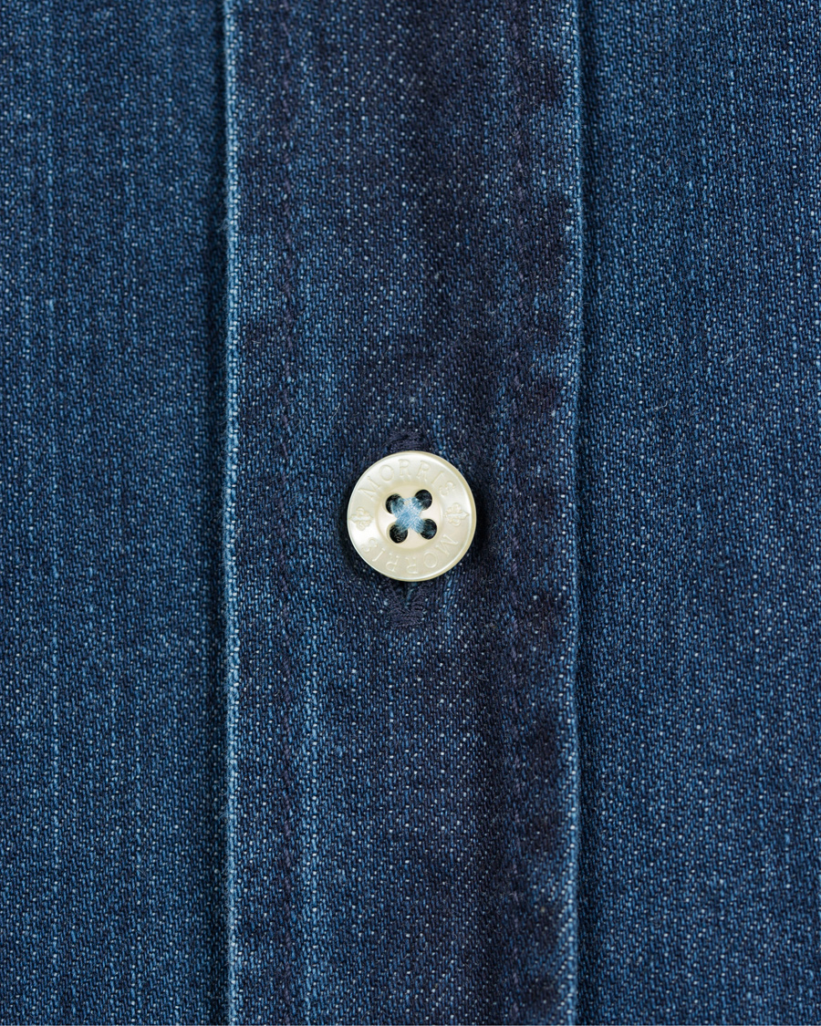 Heren | Overhemden | Morris | Cary Grant Denim Shirt Navy