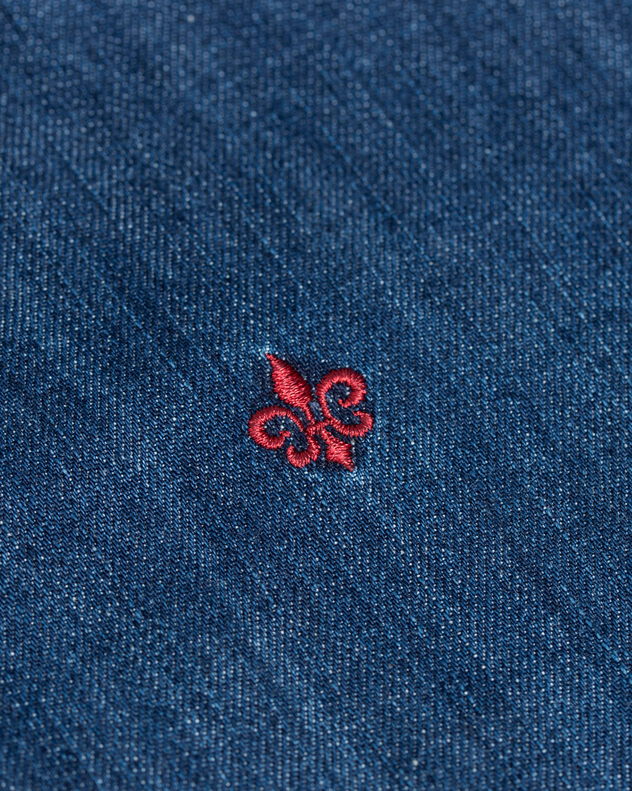 Heren | Overhemden | Morris | Cary Grant Denim Shirt Navy