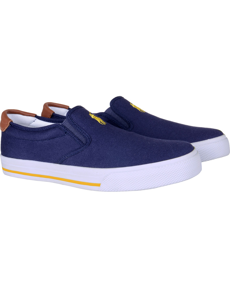 Heren | Polo Ralph Lauren Vaughn Slip On Sneaker Navy | Polo Ralph Lauren | Vaughn Slip On Sneaker Navy
