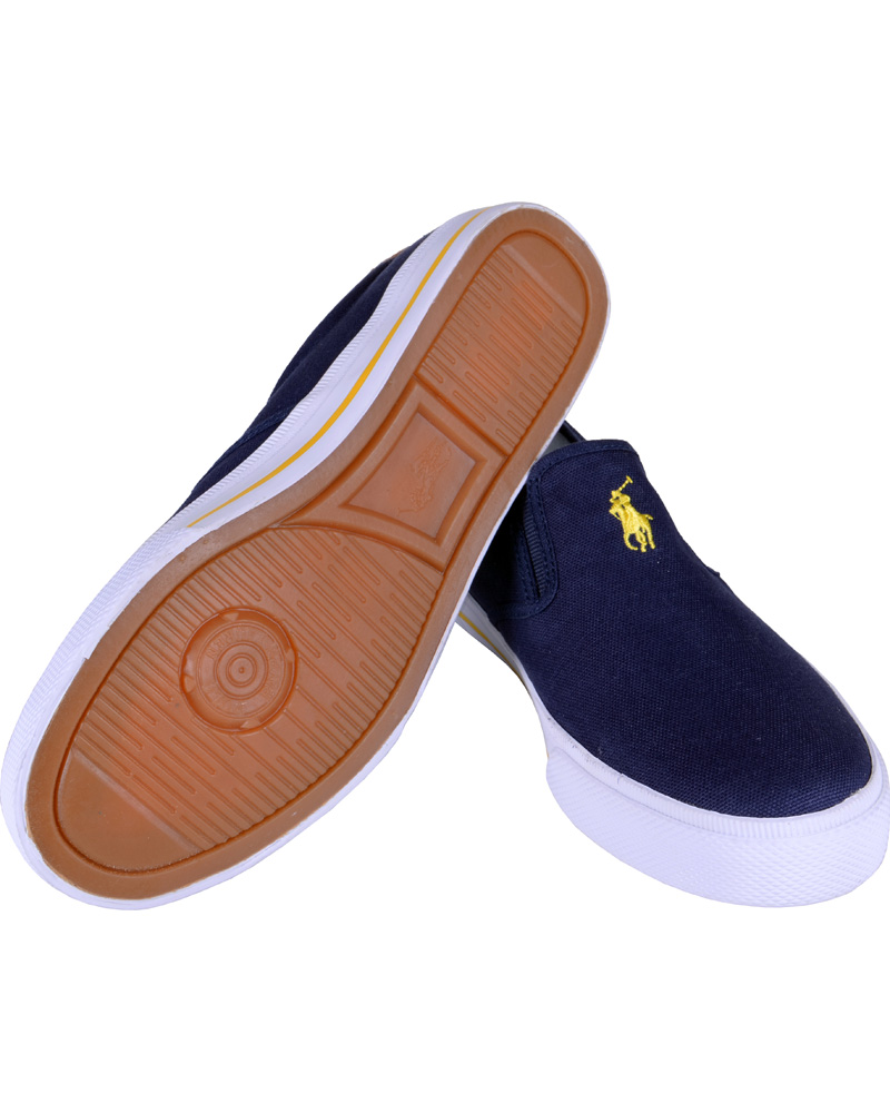 Heren | Polo Ralph Lauren Vaughn Slip On Sneaker Navy | Polo Ralph Lauren | Vaughn Slip On Sneaker Navy