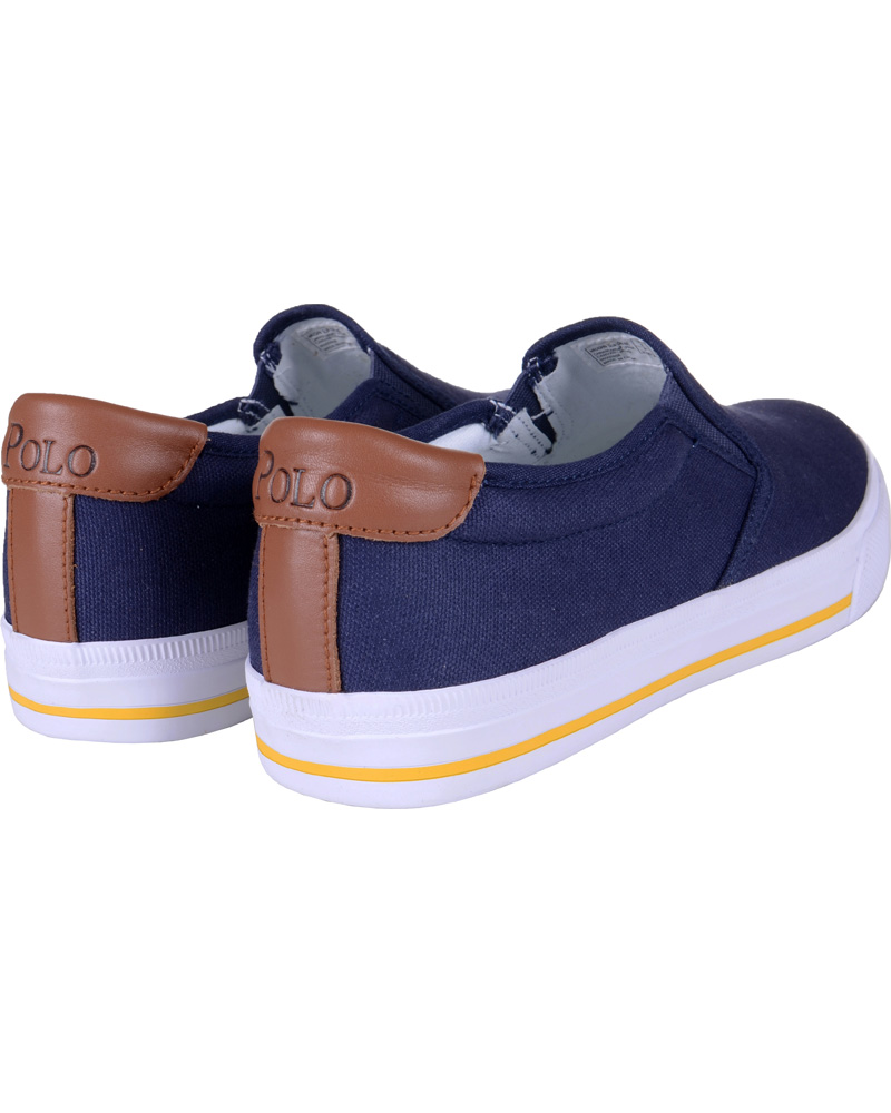 Heren | Polo Ralph Lauren Vaughn Slip On Sneaker Navy | Polo Ralph Lauren | Vaughn Slip On Sneaker Navy
