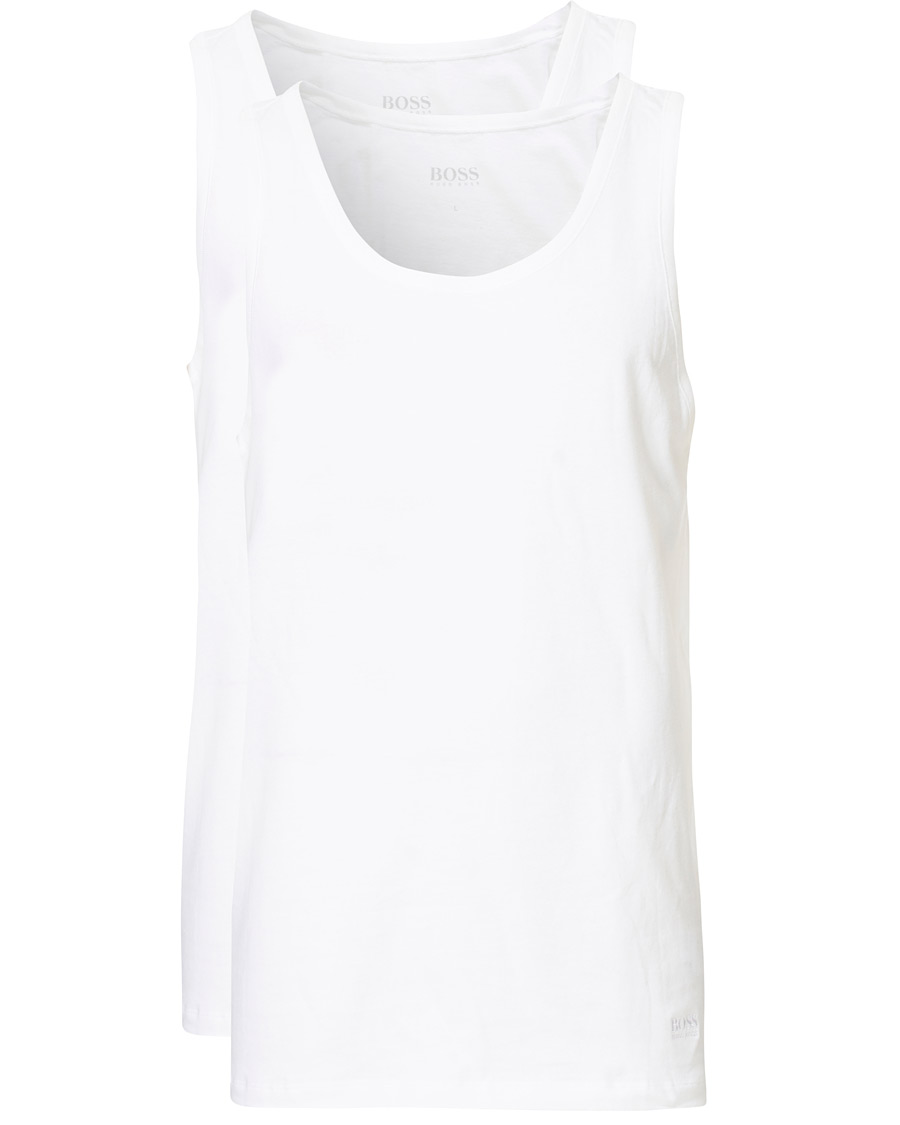 Heren | T-shirts | BOSS BLACK | BOSS 3-Pack Tank Top White