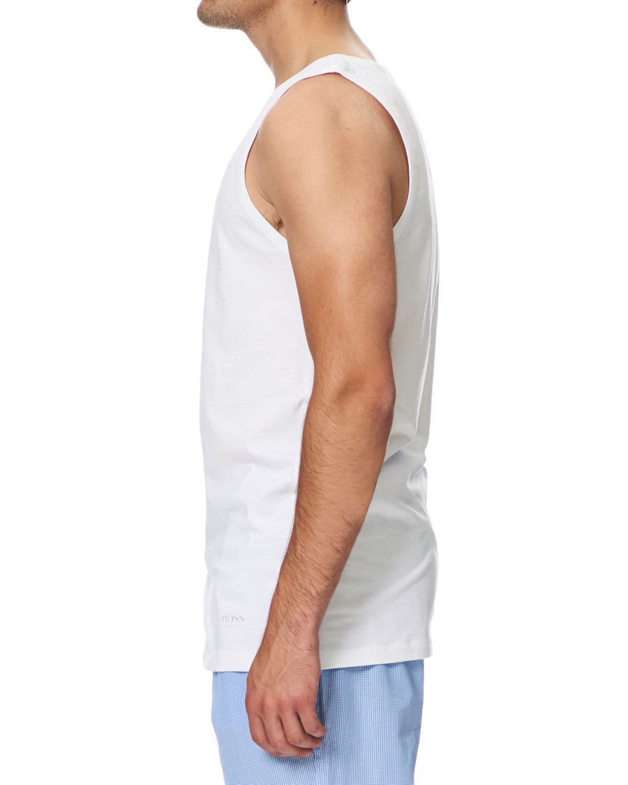 Heren | T-shirts | BOSS BLACK | BOSS 3-Pack Tank Top White