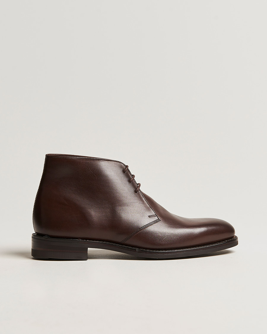 Heren | Laarzen | Loake 1880 | Pimlico Chukka Boot Dark Brown Calf
