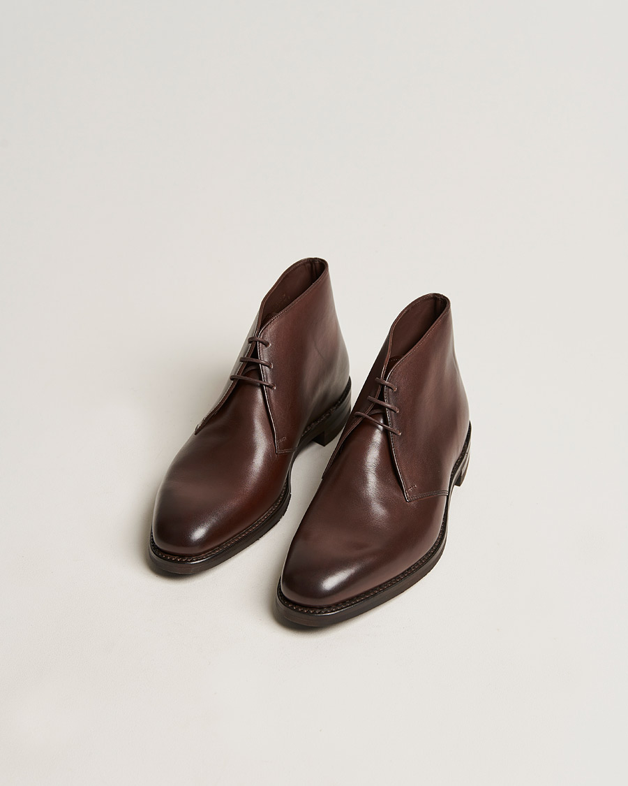 Heren | Desert boots | Loake 1880 | Pimlico Chukka Boot Dark Brown Calf