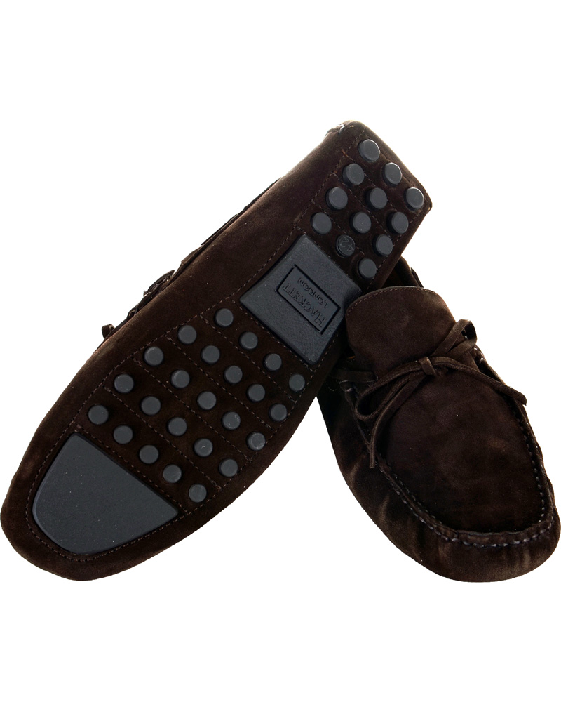 Heren | Hackett Lace Driver Chocolate | Hackett | Lace Driver Chocolate