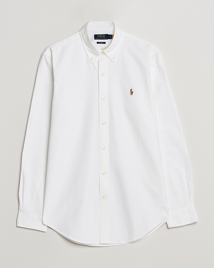 Heren | Overhemden | Polo Ralph Lauren | Custom Fit Oxford Shirt White