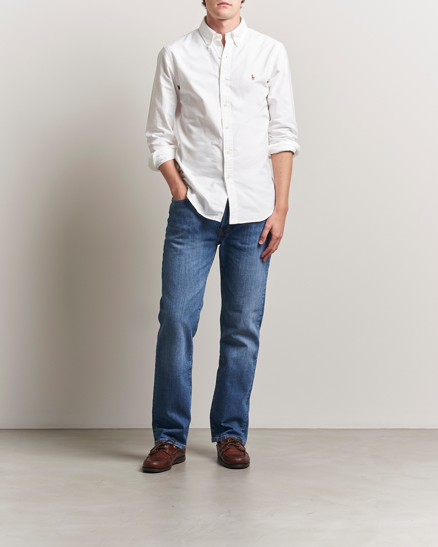 Heren | Overhemden | Polo Ralph Lauren | Custom Fit Oxford Shirt White