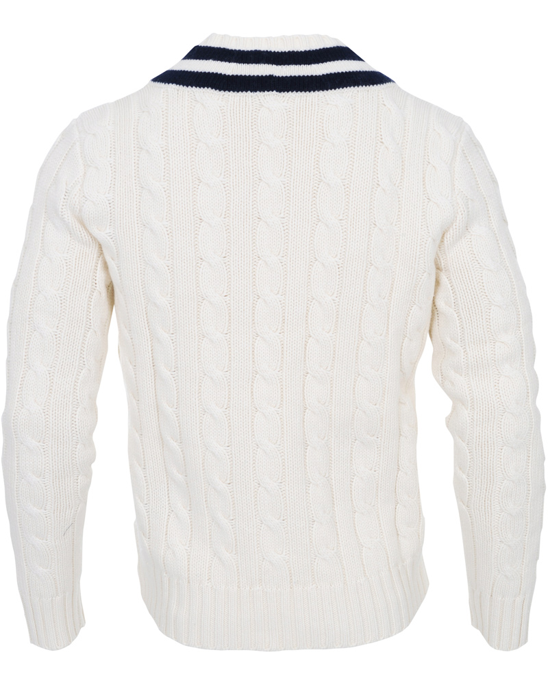 Heren | Truien | Polo Ralph Lauren | Wimbledon Tennis V-neck Sweater Milk