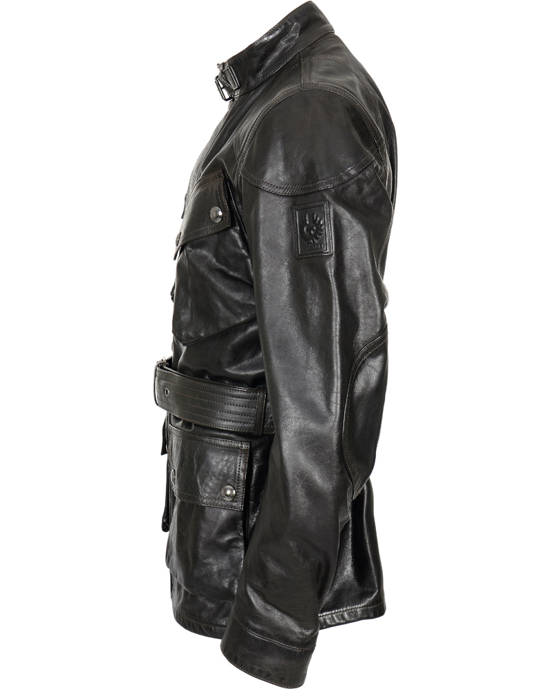 Heren | Jassen | Belstaff | Panther 4 Pocket Belted Leather Jacket Black