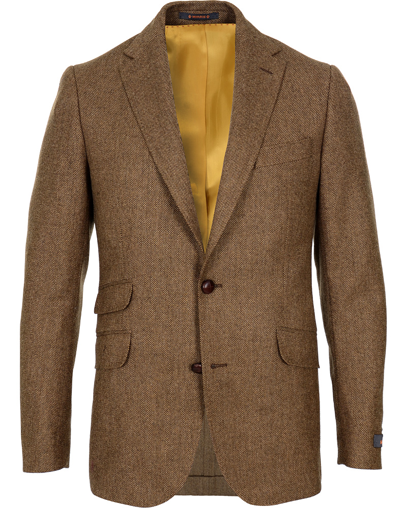 Heren | Blazers | Morris | Marlow Birds Eye Blazer Brown