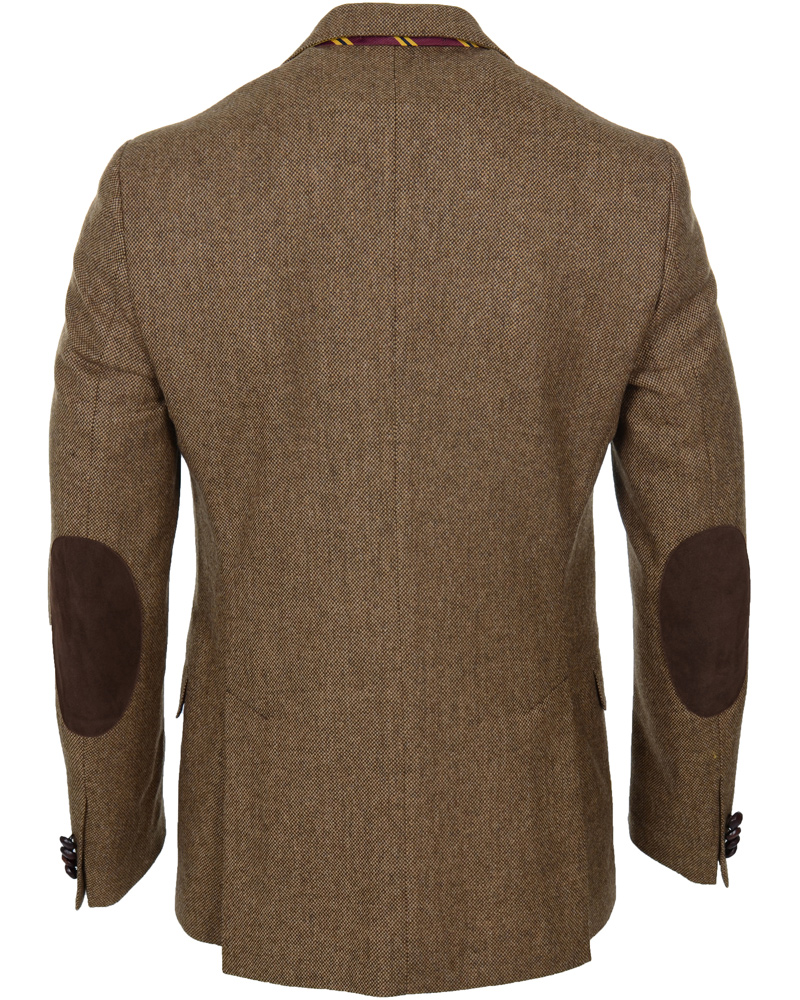 Heren | Blazers | Morris | Marlow Birds Eye Blazer Brown