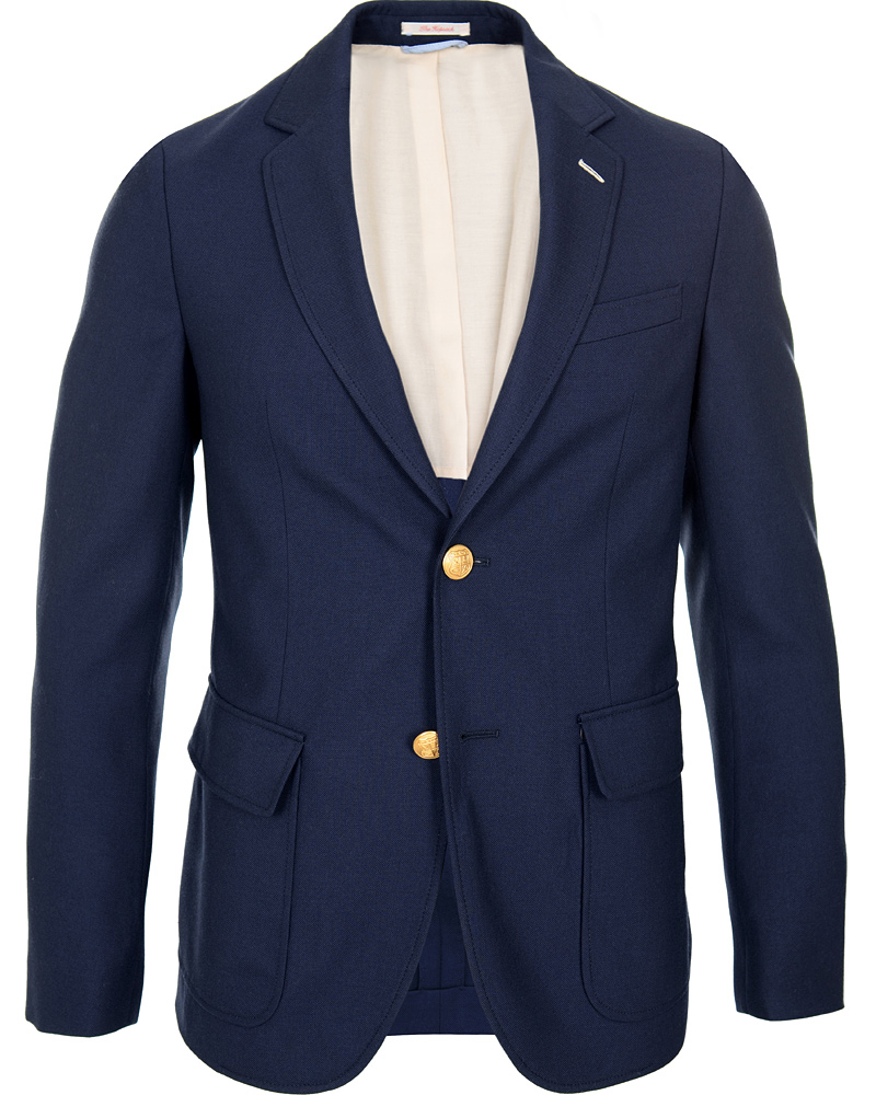 Heren | Blazers | GANT Rugger | The Hopsack Jacket Navy