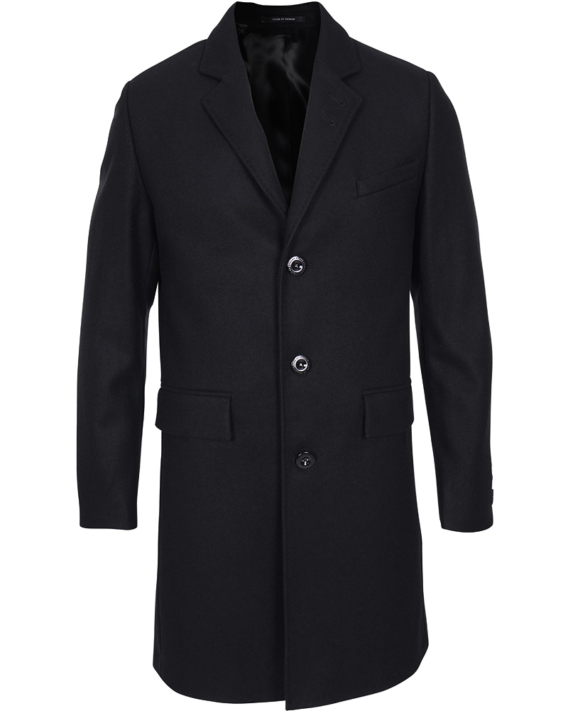 Heren | Jassen | Tiger of Sweden | Dempsey 4 Wool Coat Black