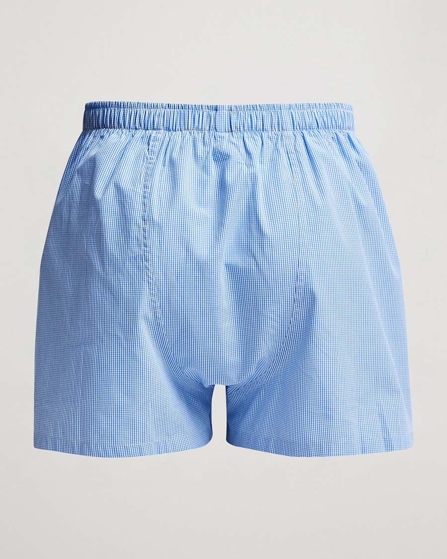 Heren | Ondergoed | Polo Ralph Lauren | Woven Boxer Blue Gingham Blue
