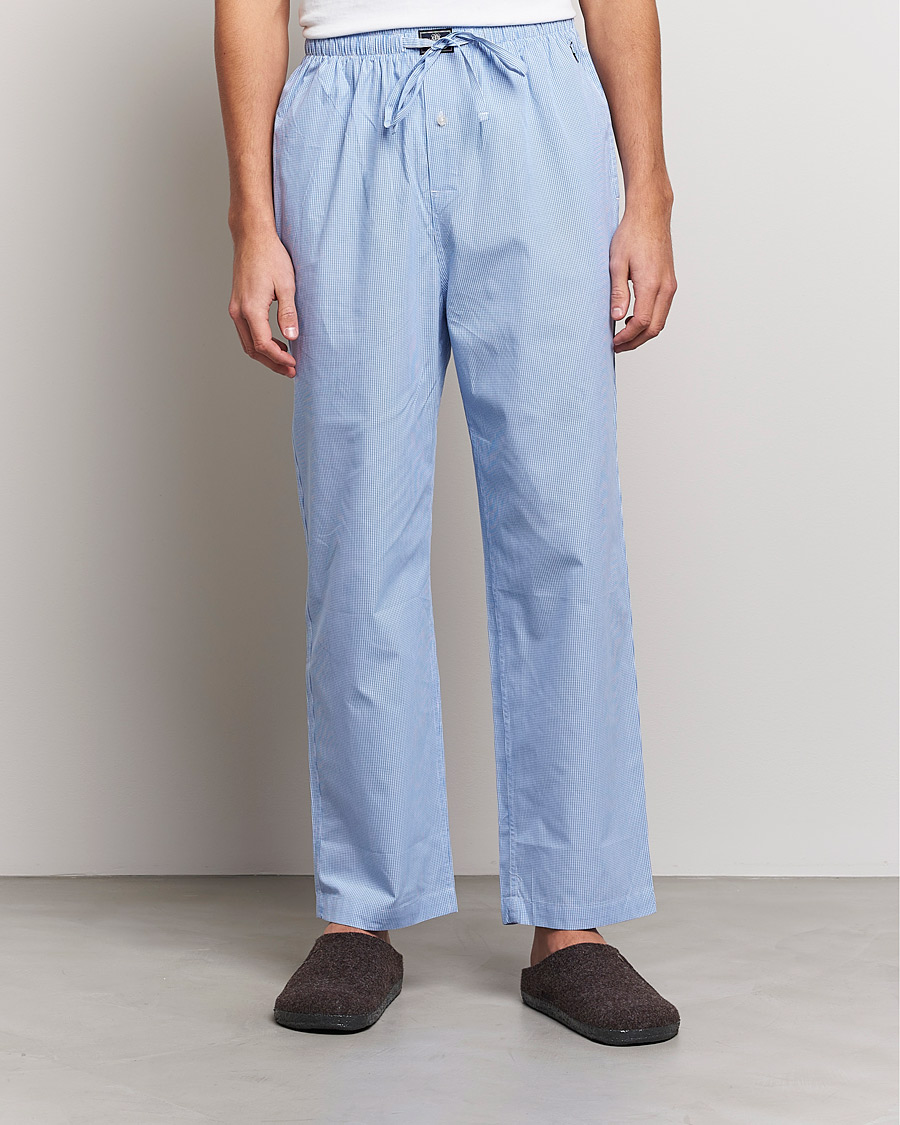 Heren | Pyjama broeken | Polo Ralph Lauren | Pyjama Pant Mini Gingham Blue