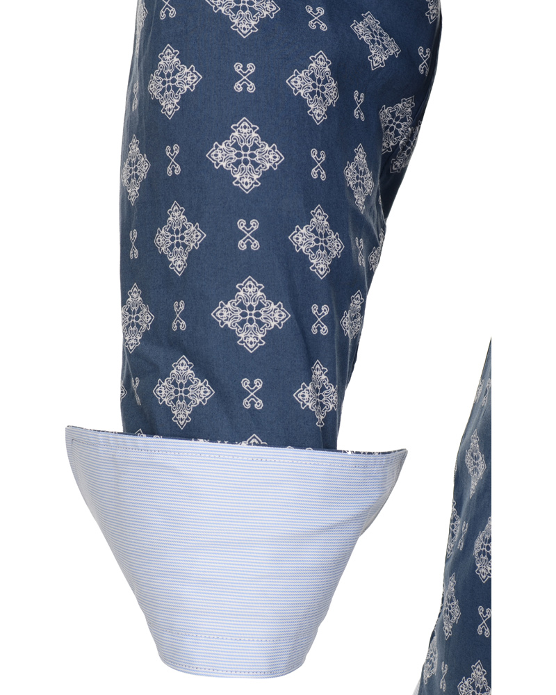 Heren | Overhemden | Stenströms | Skjorta Slimline Pattern Print