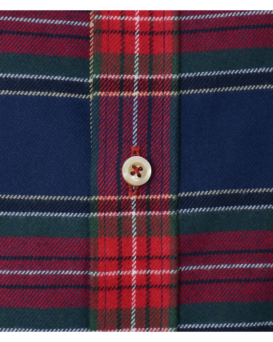 Heren | Overhemden | Stenströms | Skjorta Sport Flanell Red