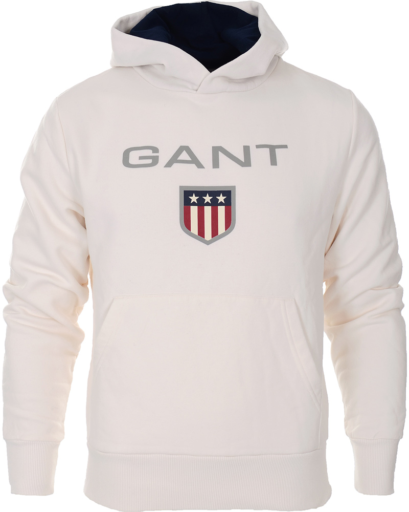 Heren | Truien | GANT | Hoodie Offwhite