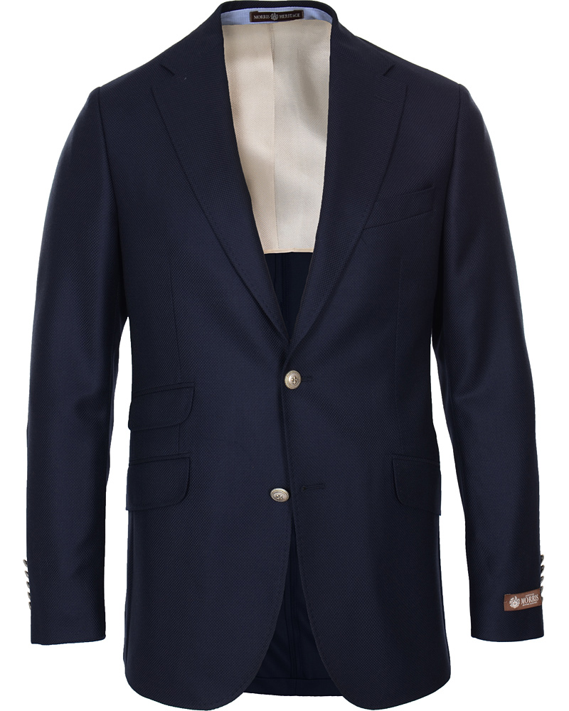 Heren | Blazers | Morris Heritage | Edward Mesh Club Blazer Navy 50