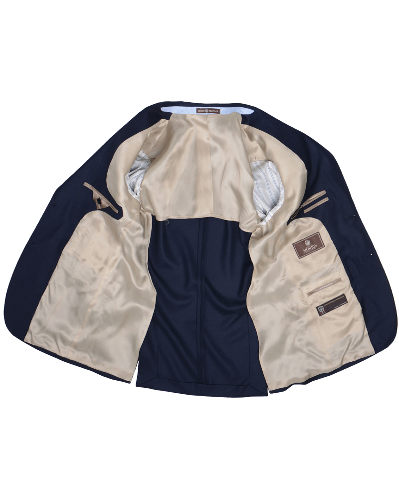 Heren | Blazers | Morris Heritage | Edward Mesh Club Blazer Navy 50