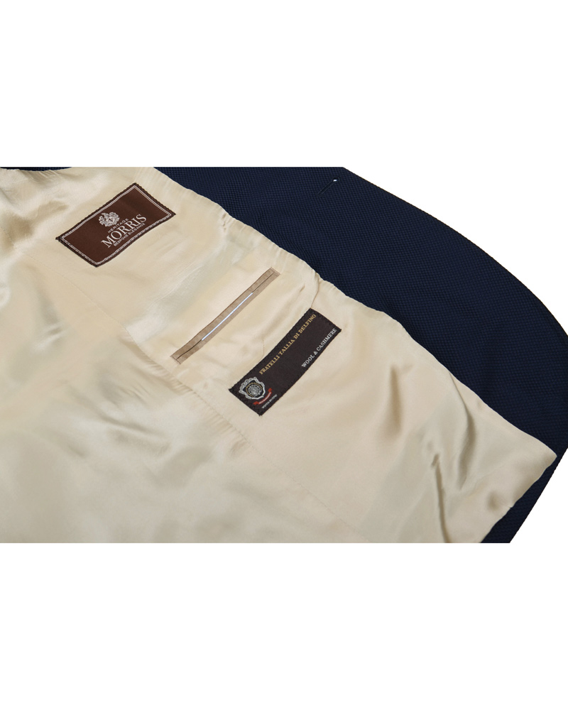 Heren | Blazers | Morris Heritage | Edward Mesh Club Blazer Navy 50