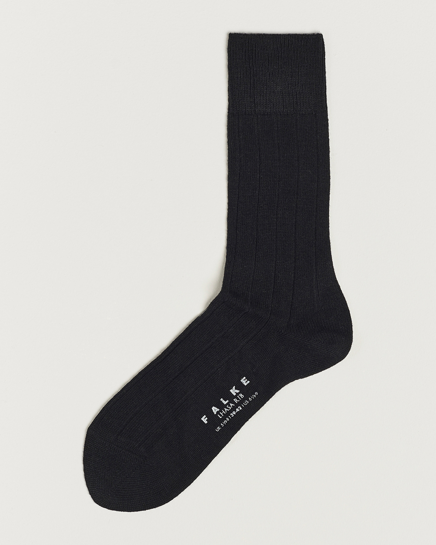 Heren |  | Falke | Lhasa Cashmere Socks Black