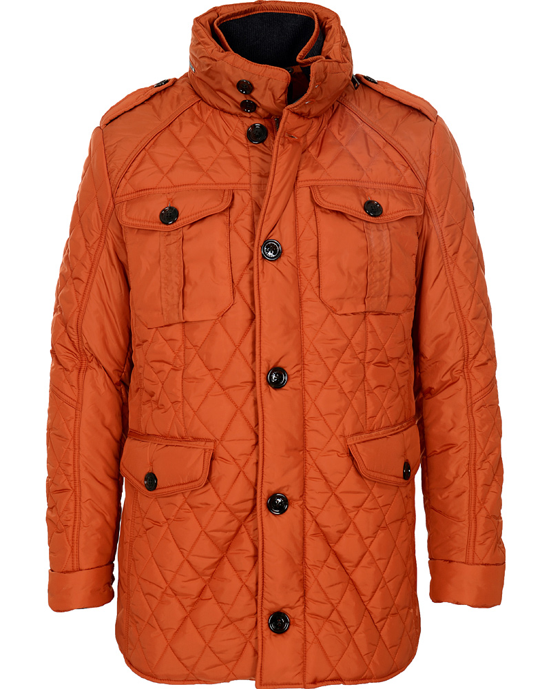 Heren | Jassen | Hackett | Holborn Quilted Jacket Rust