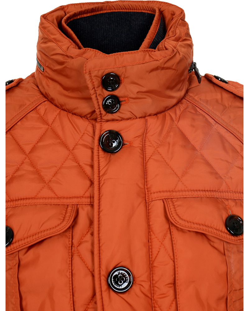 Heren | Jassen | Hackett | Holborn Quilted Jacket Rust