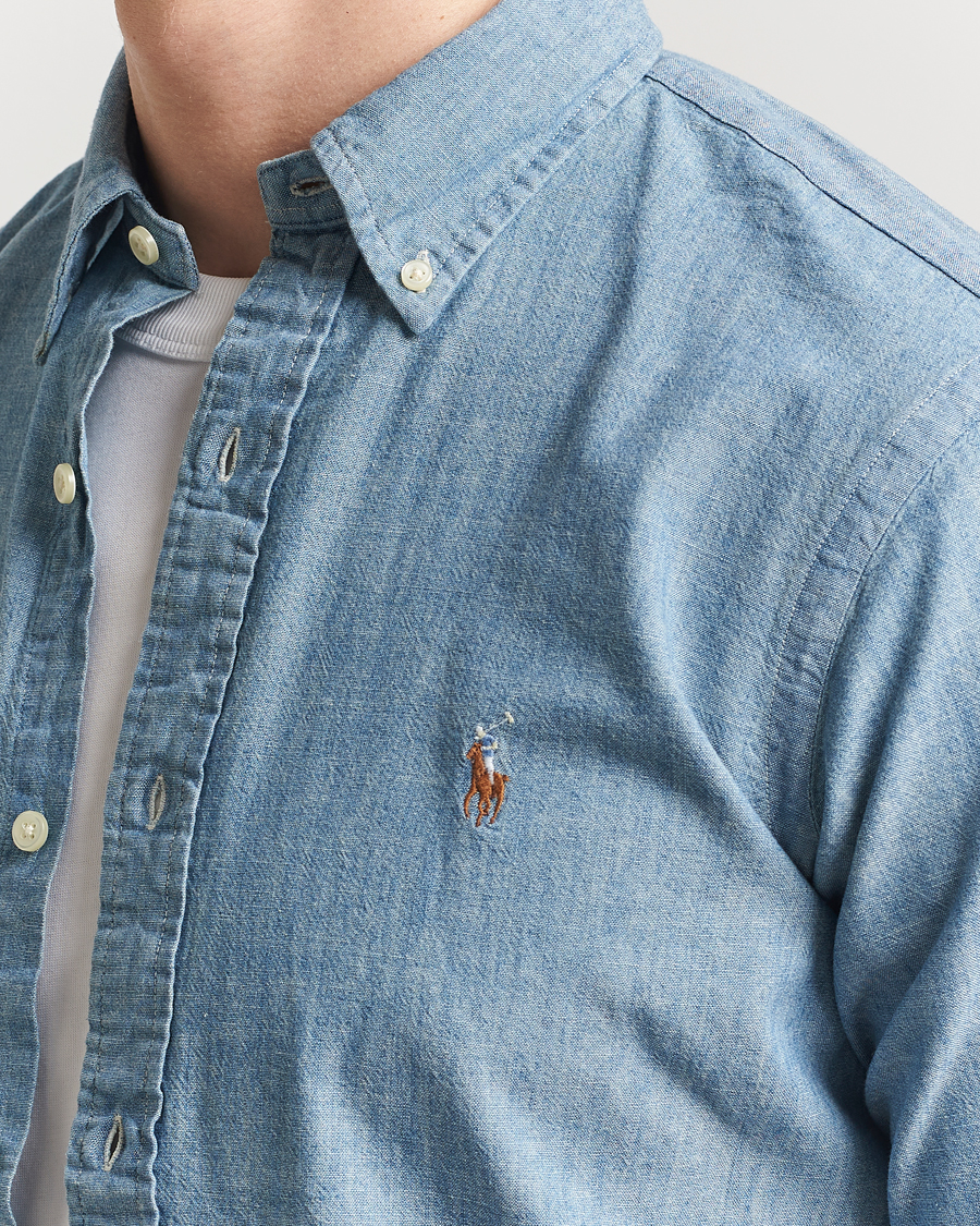 Heren | Overhemden | Polo Ralph Lauren | Custom Fit Shirt Chambray Washed