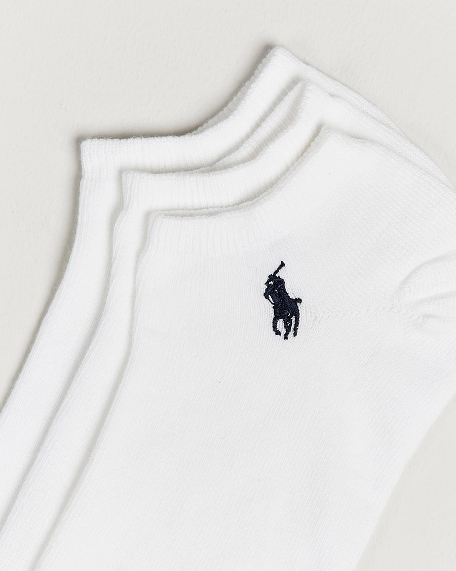 Heren | Preppy Authentic | Polo Ralph Lauren | 3-Pack Ghost Sock White