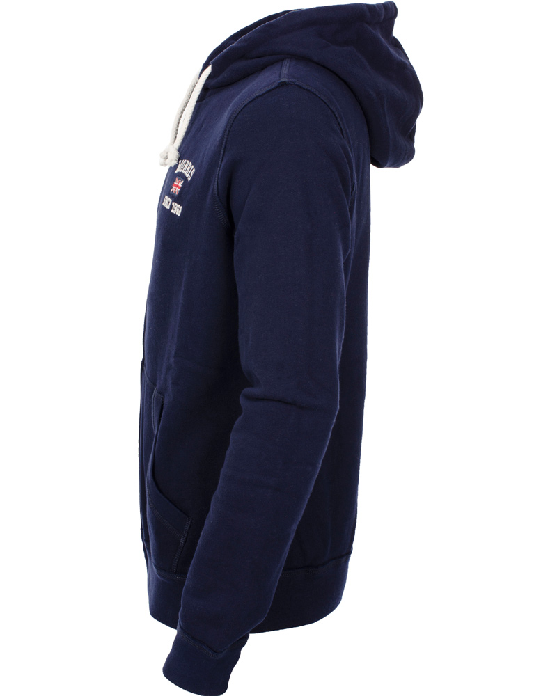 Heren | Truien | Morris | Yale Zip-Hood Navy