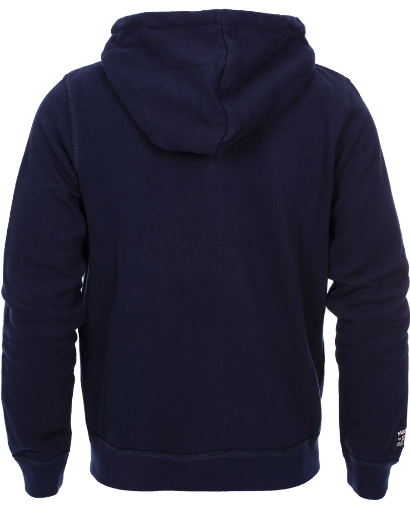 Heren | Truien | Morris | Yale Zip-Hood Navy