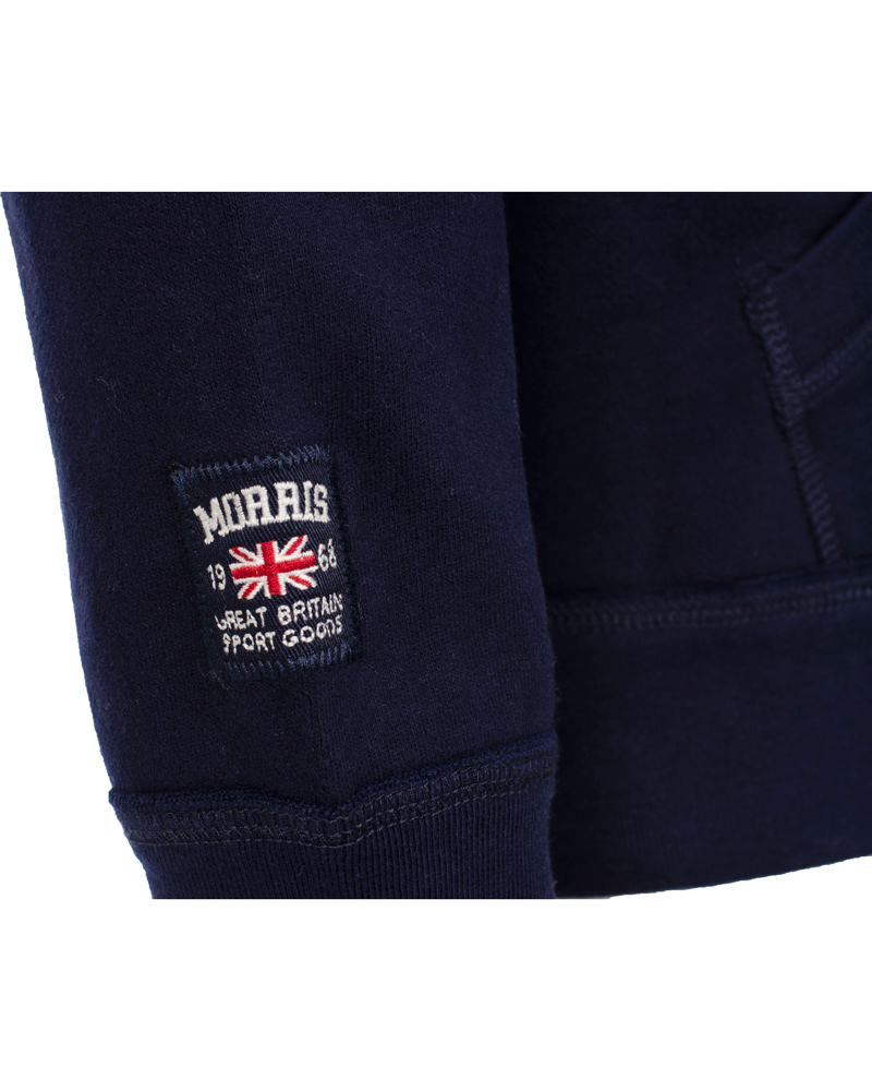 Heren | Truien | Morris | Yale Zip-Hood Navy