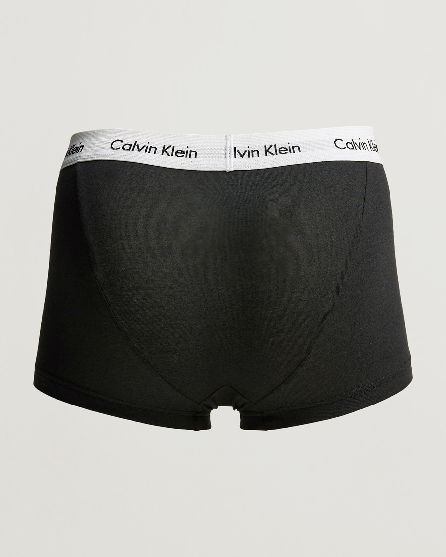Heren |  | Calvin Klein | Cotton Stretch Low Rise Trunk 3-pack Black