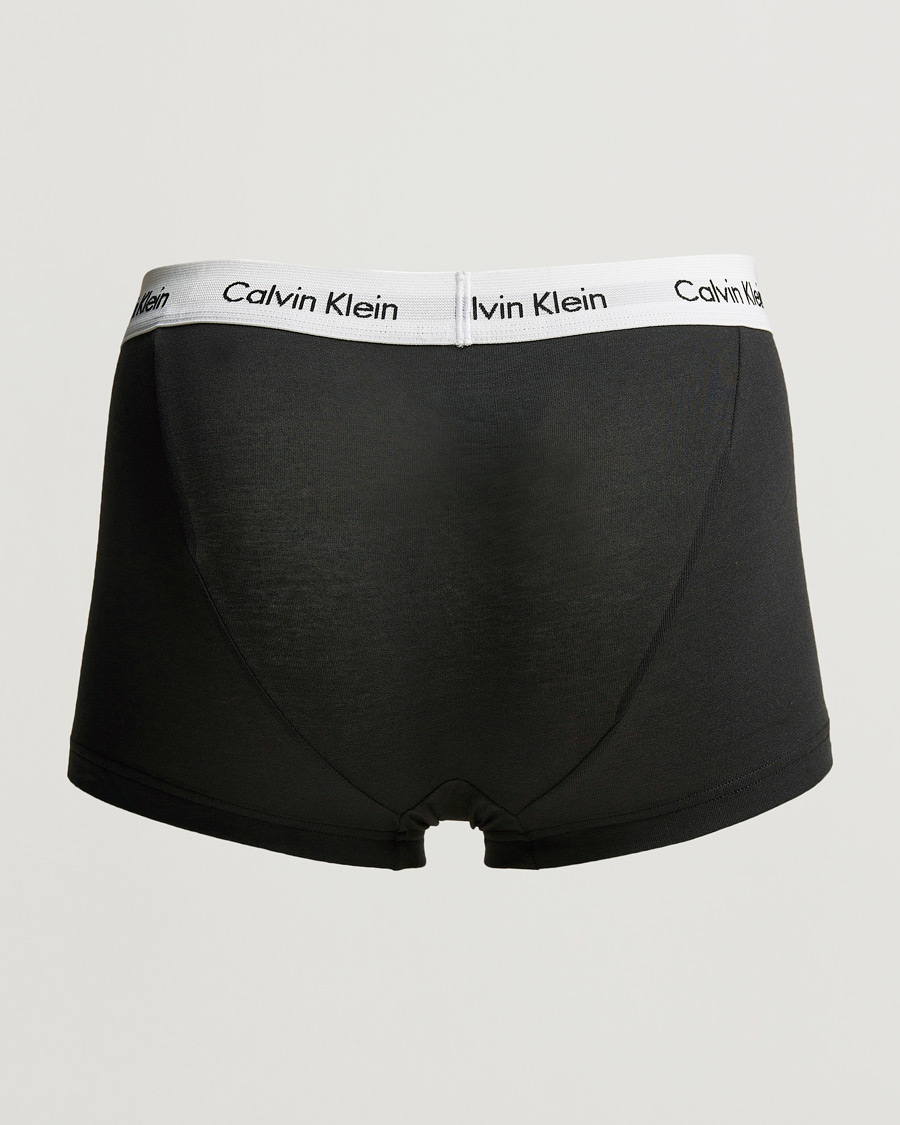 Heren | Kleding | Calvin Klein | Cotton Stretch Low Rise Trunk 3-pack Black