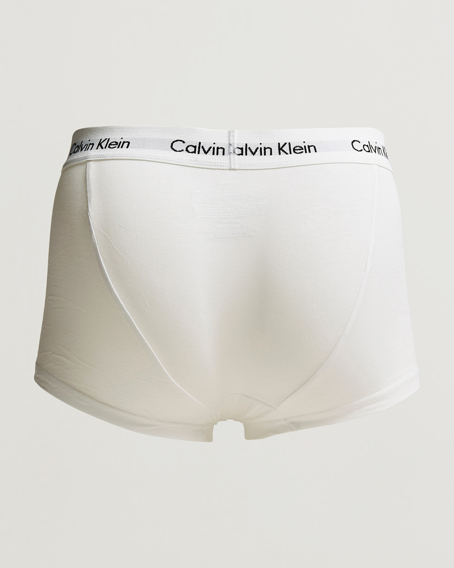 Heren |  | Calvin Klein | Cotton Stretch Low Rise Trunk 3-pack White