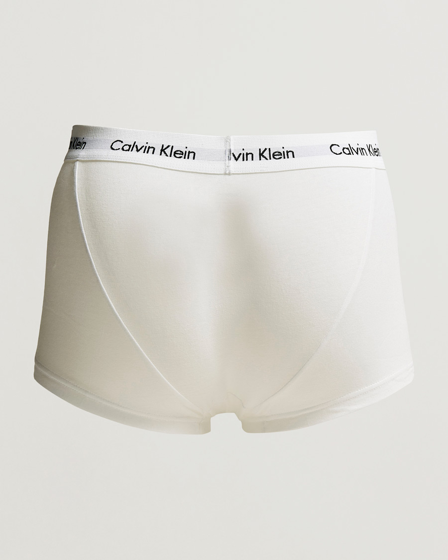 Heren | Ondergoed | Calvin Klein | Cotton Stretch Low Rise Trunk 3-pack Red/Blue/White