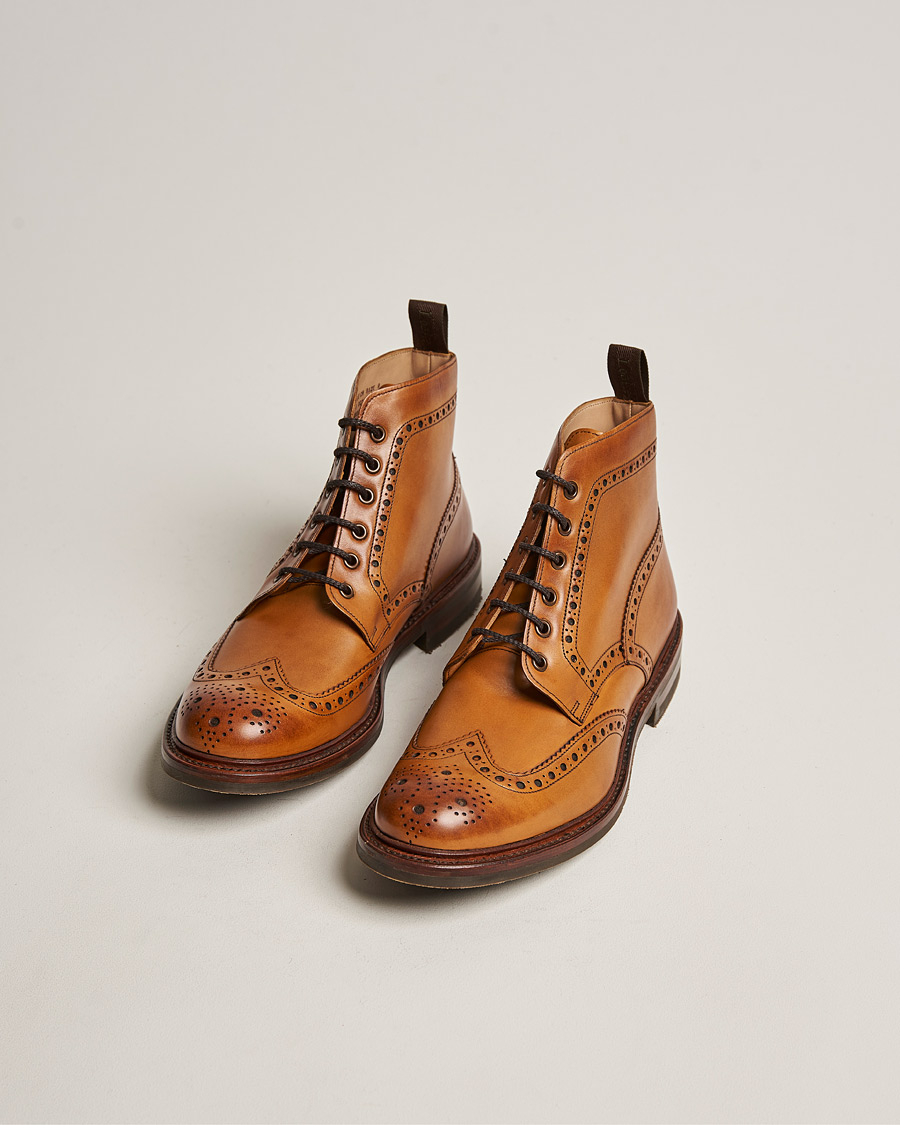 Heren | Handgemaakte schoenen | Loake 1880 | Bedale Boot Tan Burnished Calf