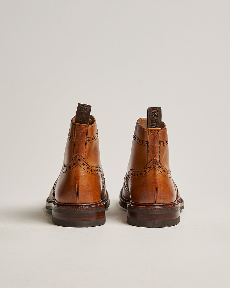 Heren | Laarzen | Loake 1880 | Bedale Boot Tan Burnished Calf