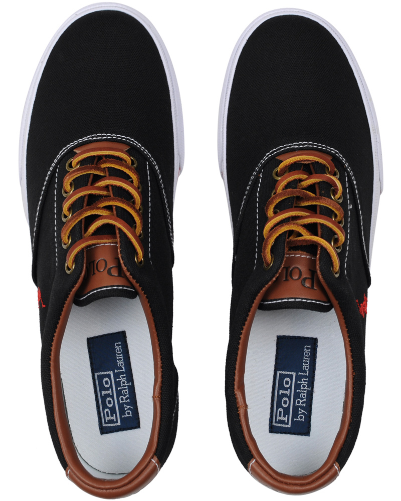 Heren | Polo Ralph Lauren Vaughn-NE Sneaker Black | Polo Ralph Lauren | Vaughn-NE Sneaker Black