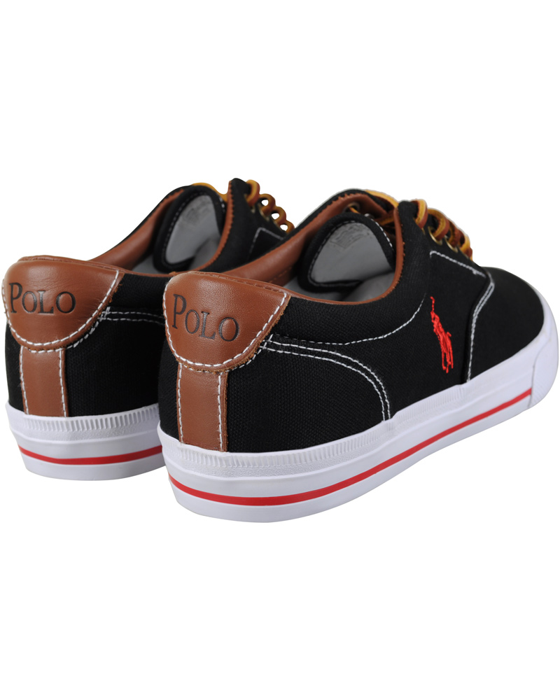 Heren | Polo Ralph Lauren Vaughn-NE Sneaker Black | Polo Ralph Lauren | Vaughn-NE Sneaker Black