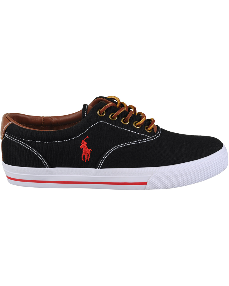 Heren | Polo Ralph Lauren Vaughn-NE Sneaker Black | Polo Ralph Lauren | Vaughn-NE Sneaker Black